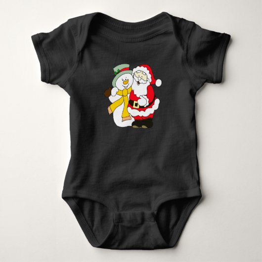 Sintersneeuwman Romper (Voorkant)