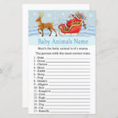 Sintertielrenrendieren naam spel (Voorkant / Achterkant)