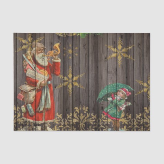 Sintervaldecoupatie voor kerstkerstbomen tissuepapier (Voorkant)