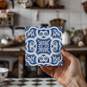 Sintra Blauwe Tegelontwerp Europese Vintage Stijl Tegeltje