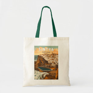 Sintra Portugal Illustratie Reizen Art Vintage Tote Bag