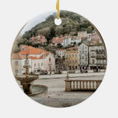 Sintra Portugal Keepomwille Travel Keramisch Ornament (Achterkant)