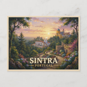 Sintra Portugal Reizen Briefkaart