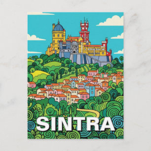 Sintra Portugal Reizen Briefkaart