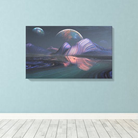 Sinua Canvas Afdruk (Insitu (Houten vloer))