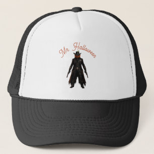 Sinuister Pompoen Sheriff Cowboy Jack-o'-Lantern G Trucker Pet