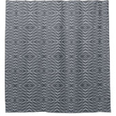 Sinusgolf Pulse Signal Modern Abstract kunstontwer Douchegordijn (Voorkant)