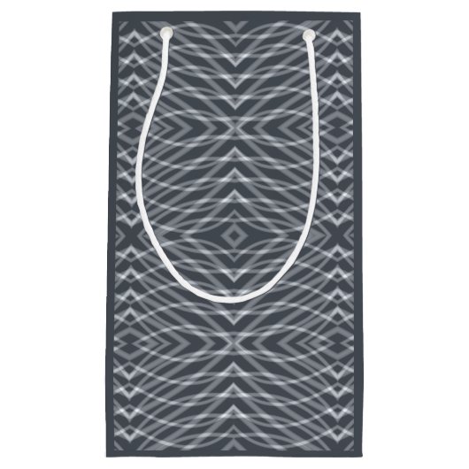 Sinusgolf Pulse Signal Modern Abstract kunstontwer Klein Cadeauzakje (Voorkant)