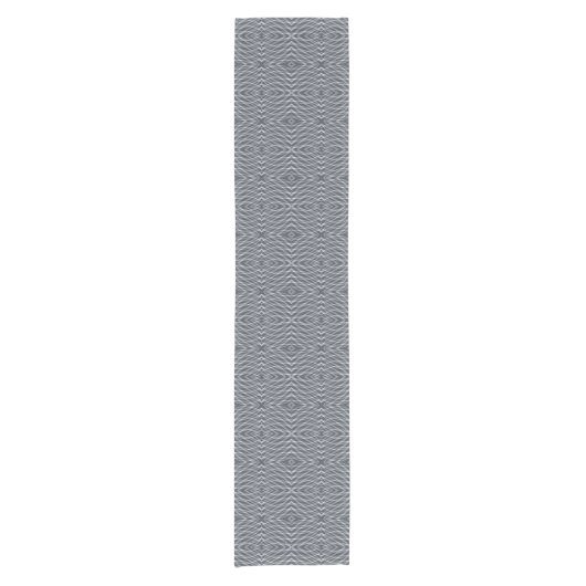 Sinusgolf Pulse Signal Modern Abstract kunstontwer Korte Tafelloper (Voorkant)