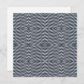 Sinusgolf Pulse Signal Modern Abstract kunstontwer Notitiekaartje (Voorkant / Achterkant)