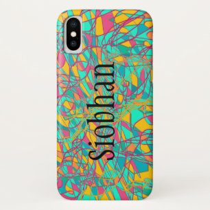 Siobhan van orphan black abstracte kunst iPhone x hoesje
