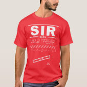 Sion Airport SIR T-Shirt (Devant)