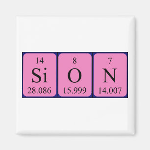 Sion periodieke tabelnaam magneet