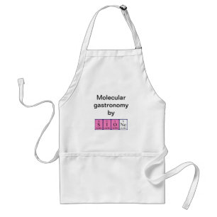 Sione periodieke table name apron standaard schort