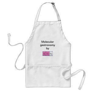 Sione periodieke table name apron standaard schort