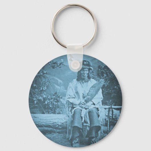 Sioux Chief Medicine Beer  Stereoview Sleutelhanger (Voorkant)