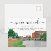 Sioux Herfst Verplaatsend Aankondiging Briefkaart (Voorkant / Achterkant)