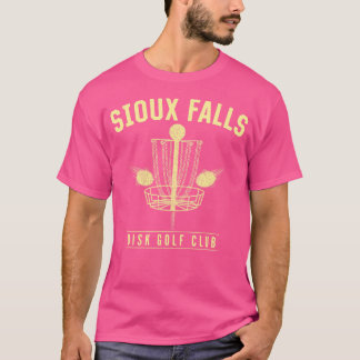 Sioux Herfsten Disc Golfclub Golfer South Dakota T-shirt