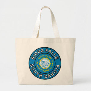 Sioux Herfsten South Dakota Grote Tote Bag