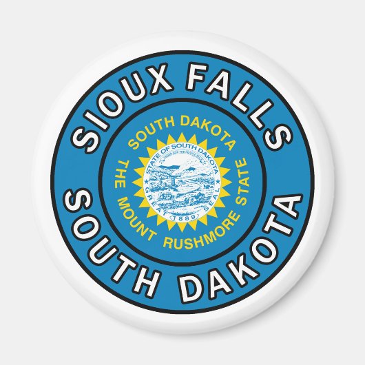 Sioux Herfsten South Dakota Magneet (Voorkant)