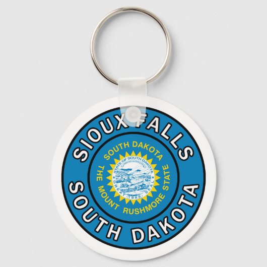 Sioux Herfsten South Dakota Sleutelhanger (Voorkant)