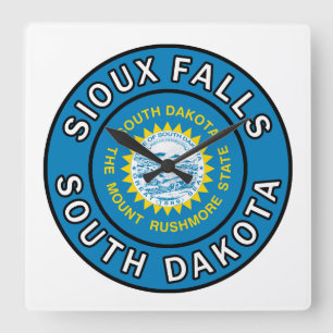 Sioux Herfsten South Dakota Vierkante Klok