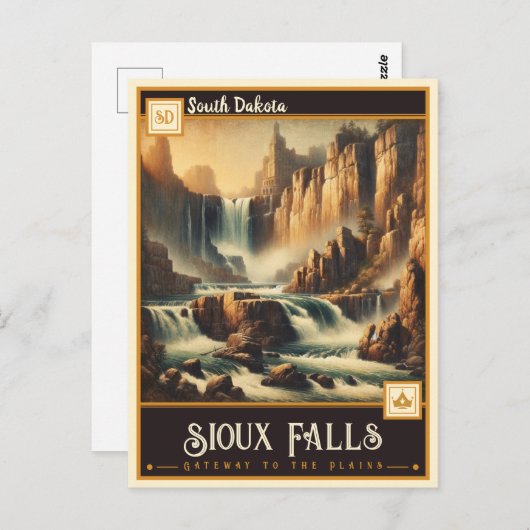 Sioux Herfsten, Zuid-Dakota |  Briefkaart (Voorkant / Achterkant)