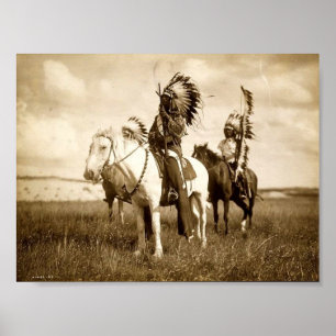 Sioux-hoofden Poster