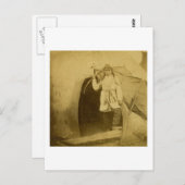 Sioux Hunter met Bow door T-shirt Pee Briefkaart (Voorkant / Achterkant)