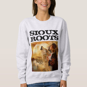 SIOUX ROOTS LADIES FEMMES T-SHIRTS SWEATSHIRTS