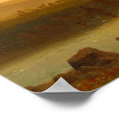 Sioux Village Chimney Rock Matte Poster (Hoek)