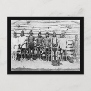 Sioux War Party -  portret Briefkaart
