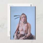 Sioux Warrior (circa 1890) Briefkaart (Voorkant / Achterkant)