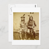 Sioux Warriors met het Herhalen van Geweren  Briefkaart (Voorkant / Achterkant)