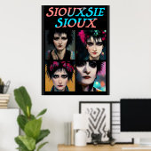 Siouxsie en de Banshees Poster (Thuiskantoor)