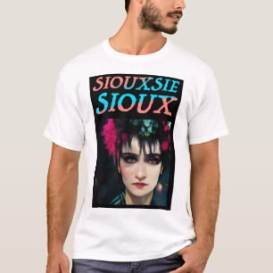 Siouxsie Sioux en de Banshees schilderden T-shirt