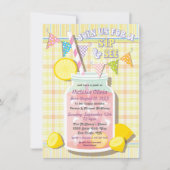 Sip and See Baby Mason Jar Invitation (Devant)