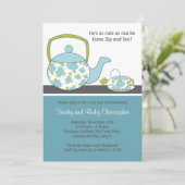 Sip and See Baby shower Invitation (Debout devant)