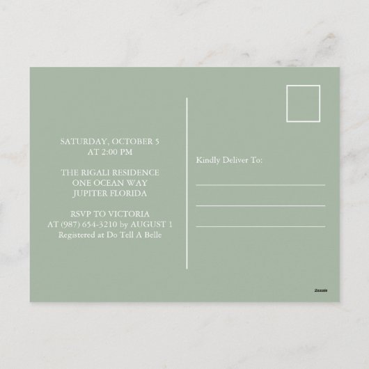 Sip and See Baby Shower Invitations Fraises (Dos)