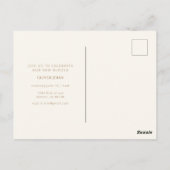 Sip and See Invitation Briefkaart met vier foto's (Achterkant)