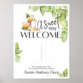 Sip and See Welcome Sign Poster (Voorkant)