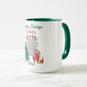 Sip and Solve: Gezellige kerst Sudoku Coffee Cup Mok (Voorkant rechts)