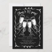 Sip & Celebrate: 30 jaar verjaardag Kaart (Voorkant)