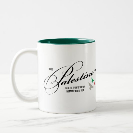 Sip de libération : Mug de plaidoyer 'Libérez la P (Gauche)