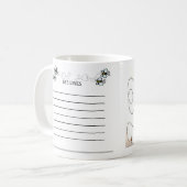 Sip en Plan Coffee Cup Bee Bee Koffiemok (Voorkant links)