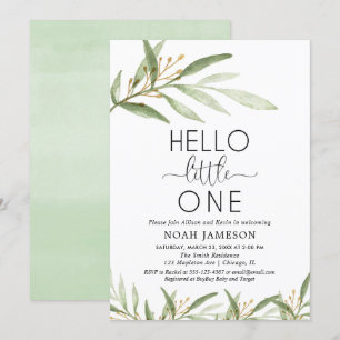 Sip en Zie uitnodiging, Modern ontmoeten en begroe Kaart