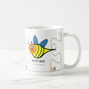 Sip et fourmi de tasse de café de plan