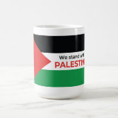 Sip for Solidarity : Palestine Drapeau café Mug (Centre)
