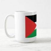 Sip for Solidarity : Palestine Drapeau café Mug (Gauche)