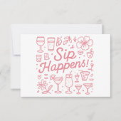 Sip gebeurt bedankkaart (Voorkant)